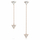 Vathë për femra Swarovski Ortyx 5643729, të artë/rozë