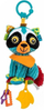 Lodër varëse me dhëmbëz Panda Peter, për bebe, me kapëse, shumëngjyrëshe