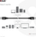 Kabllo USB Club 3D CAC-1525, USB 3.2 Gen1 Type A në Type A, 0.5m, e zezë