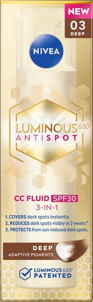 Krem CC për fytyrë Nivea Cellular Luminous630 SPF 30 , 40 ml