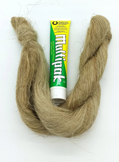 Set instalimi UNIPAK Tow Paste Multipak 5568910, pastë vulosje 50 g, kallaj liri 100 g