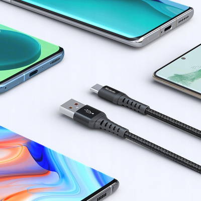Kabllo USB Type C Mcdodo Fast Short, QC 4.0, 20cm, e zezë