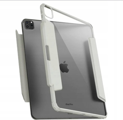 Mbështjellës tablet Spigen Air Skin Pro, për iPad Pro 12.9" 2021 2022, me stand, gri