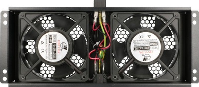 Njesi ftohëse për kabinet ExtraLink EX19102, 2 ventilatorë, 220V, e zezë