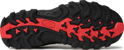 Këpucë trekking për goca CMP Rigel Low 3Q54456, waterproof, shollë grip, gri e errët