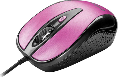 Maus Yenkee YMS, me kabllo, USB, i zi dhe rozë