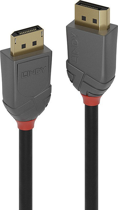 Kabllo Lindy, DisplayPort-DisplayPort, 2 m, e zezë