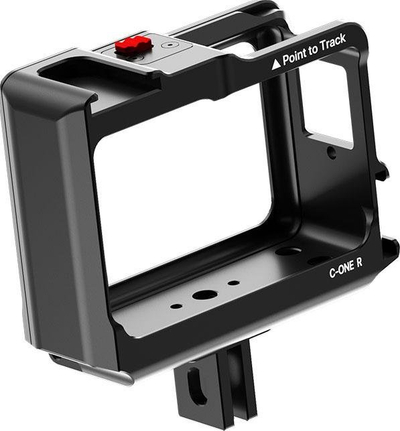 Kornizë metalike Ulanzi Vlogging Cage për Insta360 ONE R, me dy cold shoe, ngjyrë e zezë