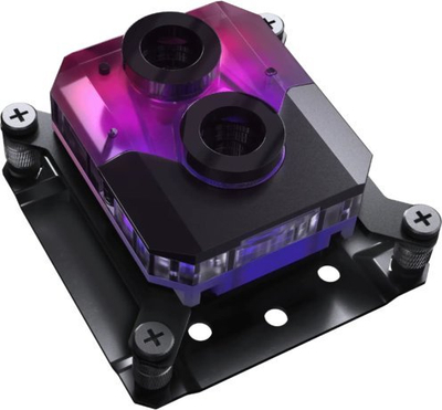 Bllok uji CPU Phanteks EZ-FIT 450, DRGB, për tuba 16mm, i zi