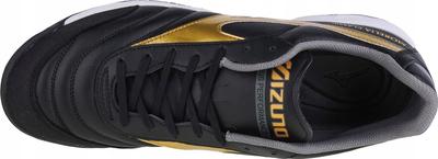 Këpucë futsalli Mizuno Morelia Sala Classic In M Q1GA230250, ZeroGlide, taban gomë, të zeza me të arta