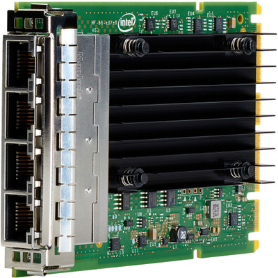 Kartë rrjeti Broadcom BCM5719, OCP 3.0, 4x Gigabit Ethernet, e zezë