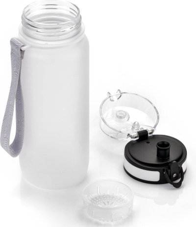 Shishe sporti Meteor, 650 ml, Tritan, e bardhë