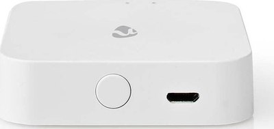 Gateway inteligjent Nedis ZigBee 3.0 WIFIZB10WT, Wi‑Fi, deri 40 pajisje, i bardhë