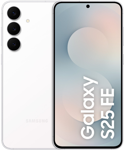 Телефон Samsung Galaxy S25 FE, 5G, голем екран, бел