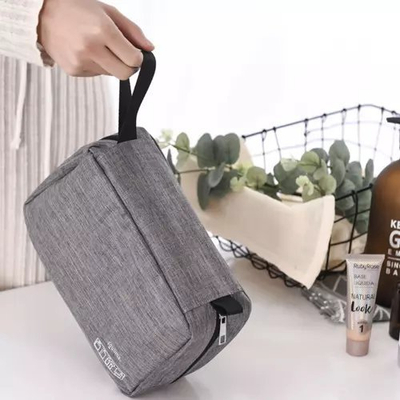 Ташна за тоалет Hook Hanging Necessity за мажи, материјал Оксфорд, сива боја