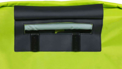 Mbulesë shiu për çantë biçiklete Basil Keep Dry and Clean Horizontal, poliester, neon e verdhë