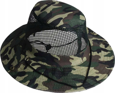 Kapelë camo, model 415041, me dizajn kamuflazh, jeshile