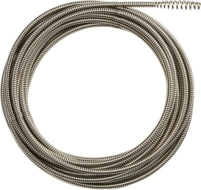 Spirale pastrimi tubash Milwaukee 48532675, 10mm, 10.5m, metalike argjendi