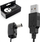 Adaptues energjie USB në IEC Spacetronik, 5V, kabëll 1m, i zi