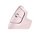 Maus Logitech Lift 910-006478, vertikal, pa kabllo, rozë