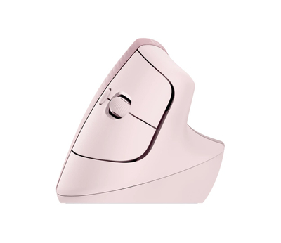 Maus Logitech Lift 910-006478, vertikal, pa kabllo, rozë