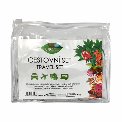 Set shishe kozmetike për udhëtim Bione Cosmetics, 6 copë