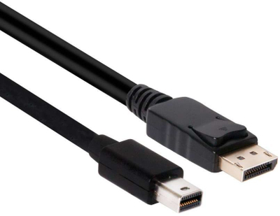 Kабел Mini DisplayPort во DisplayPort Club3D, 2m, 4K 60Hz, црн