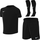 Детски фудбалски сет Nike Dri-FIT Park VIII HV8260 010, 116-122cm, полиестер, црн