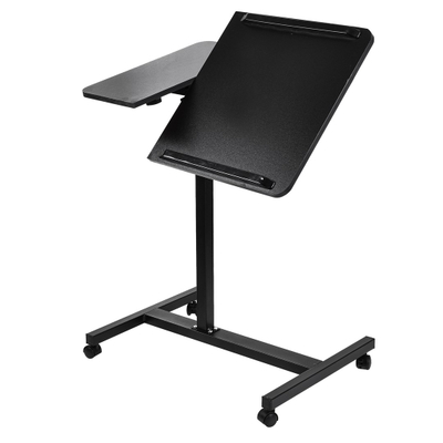 Tavolinë lëvizëse për laptop Maclean MC-121B, lartësi e rregullueshme 59-89cm, kapacitet 30kg, e zezë