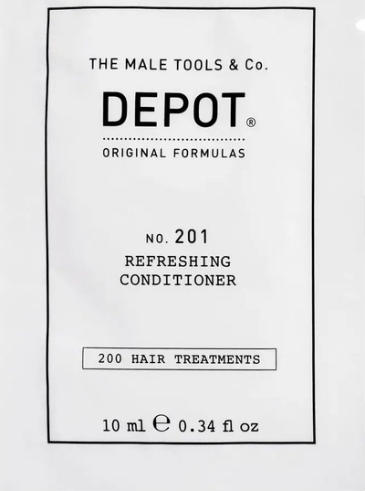 Balsam flokësh Depot 200 No. 201, kompleks bimor, rigjallërues, 10 ml