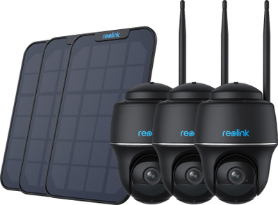 Kamerë sigurie Reolink Argus B430, 5MP, Wi‑Fi Pan Tilt, e zezë