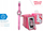 Orë dore për goca Watch Girls Hello Kitty, me rrip lëkurë artificiale 24 cm, rozë