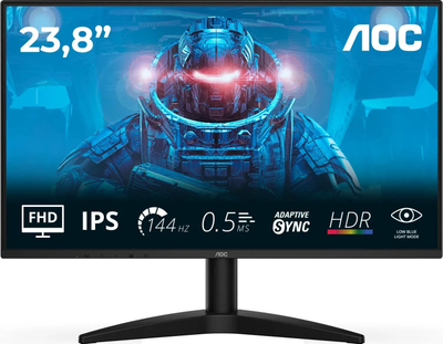 Monitor AOC B3 24B36X, 23.8", Full HD, 144Hz, i zi