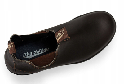 Çizme Blundstone Original Stout Brown, lëkurë natyrale, taban i fortë, kafe të errta