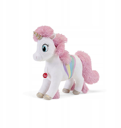 Lodër pelushi TRUDI Unicorn Leslie M, njëbrirësh, rozë