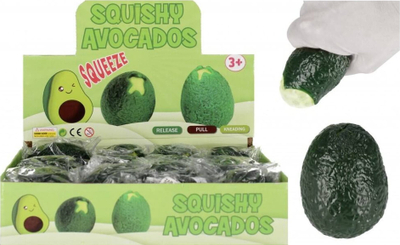 Lodër antistres MEGA CREATIVE Squeezable Avocado 6cm, avokado, shumengjyrëshe