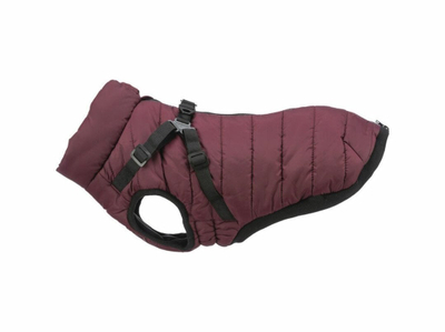 Pallto dimri për qen Trixie Pirou Winter Harness, XS 27 cm, ngjyrë sangria