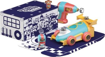 Set ndërtimi për fëmijë Educational Insights Design & Drill Bolt Buddies Race Car, me stërvitje lodër, lodër garash, shumëngjyrësh