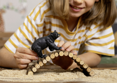Figurinë lodër Schleich Wild Life American Black Bear, ari i zi, për fëmijë 3+