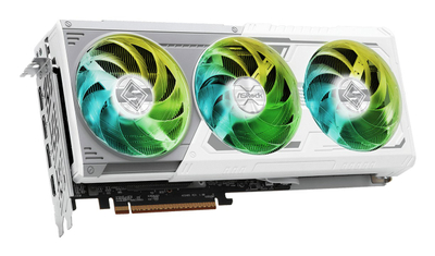Kartë grafike ASRock Radeon RX 9070 XT Steel Legend, 16GB GDDR6, PCI Express, e bardhë