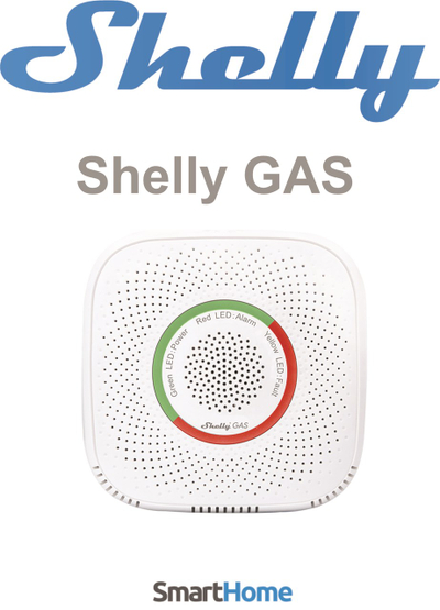 Sensor për detektimin e gasit Shelly Gas - i menaxhueshëm me WiFi për Smart Home