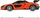 Makina me telekomandë Rastar McLaren Senna, 1:18, me drita LED, portokalli