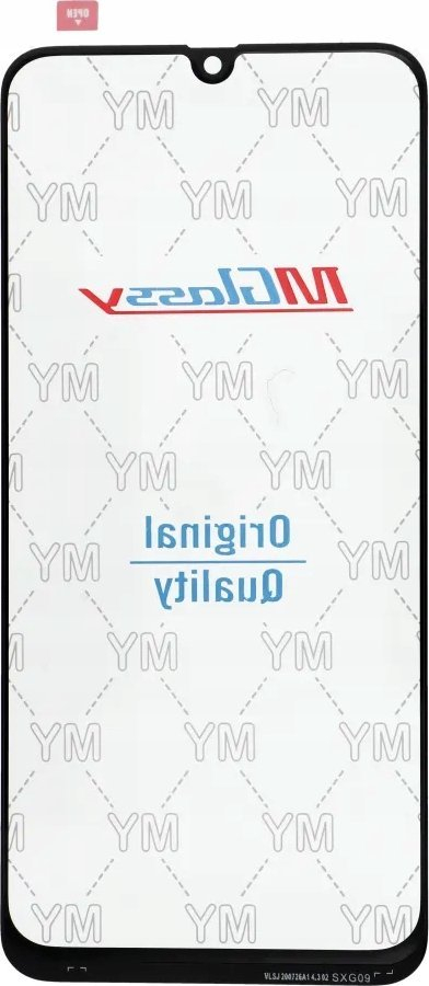 Xham OCA për ekran telefoni Musttby Samsung Galaxy A50, për rregullim LCD-je, i tejdukshëm