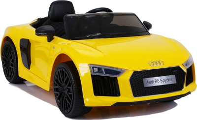 Makina me bateri Lean Cars Audi R8 JJ2198, me telekomandë, e verdhë