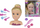 Set lodër flokësh Simba Girls Styling Head, bust 19 cm, me aksesorë, bionde