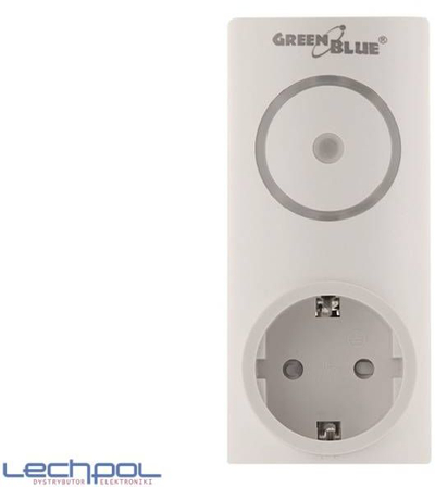 Паметна WiFi приклучница GreenBlue GB109, 3680W, контрола за клима-уреди, бела