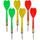 Shigjeta darts Enero Dart 1063720, set me 6 copë, 11 cm, shumëngjyrëshe