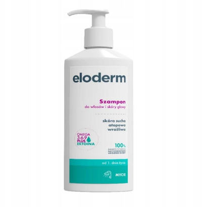 Шампон за коса и скалп Eloderm, за чувствителен скалп, пумпа 300 ml