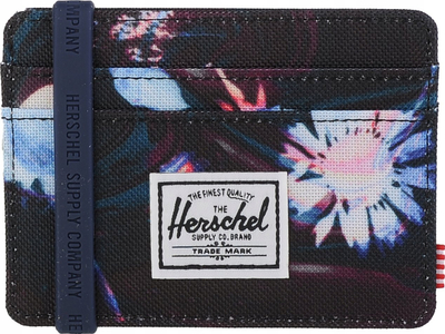 Portofol Herschel Charlie Cardholder, i hollë për kartat, i zi