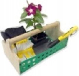 Set veglash kopshti Stanley Gardening Box, kuti organizuese, doreza ergonomike, jeshile